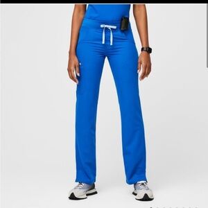 Figs Kade Cargo Pants Womens Size XS Petite Royal blue